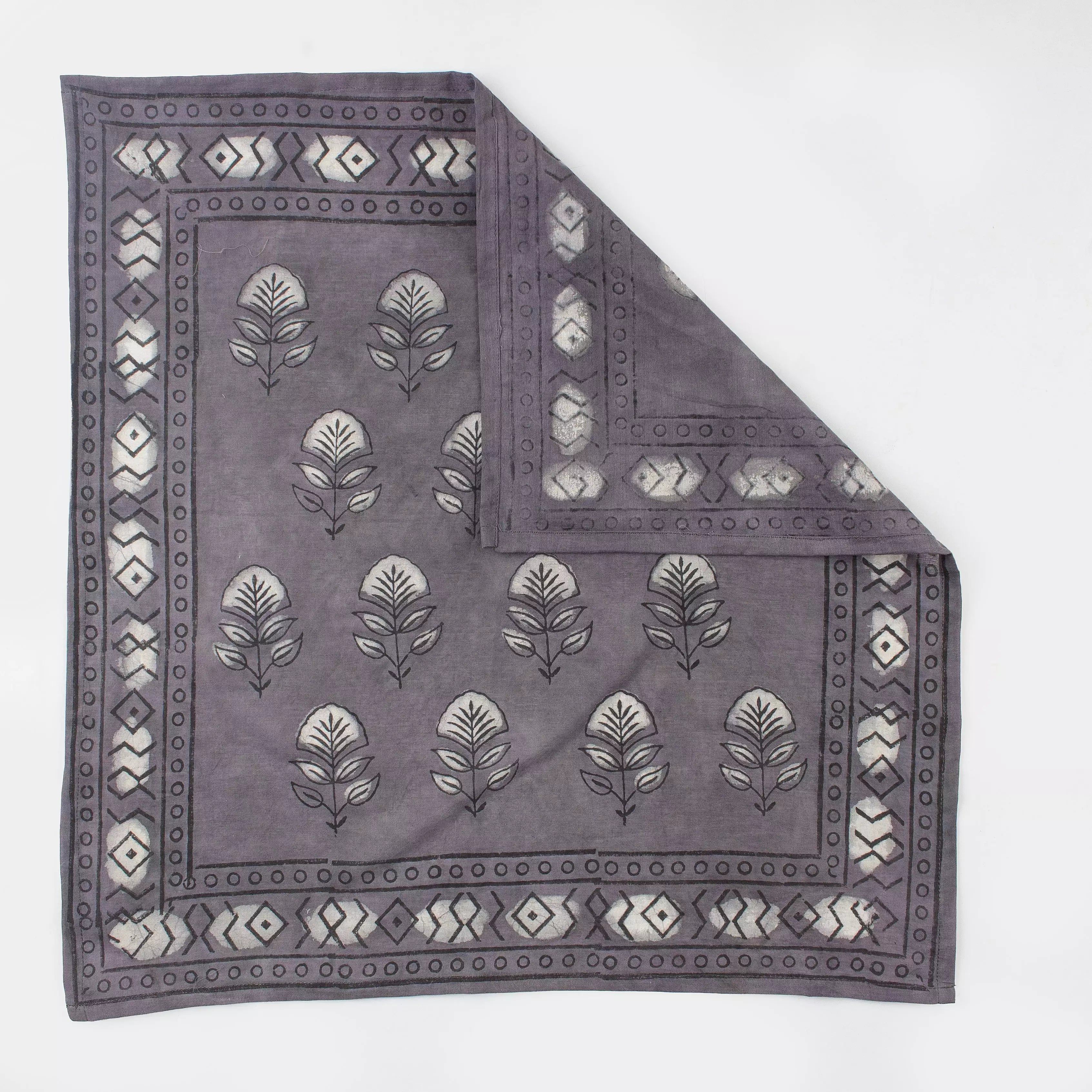Hand Block Printed Cotton Bandana for Men & Women 593